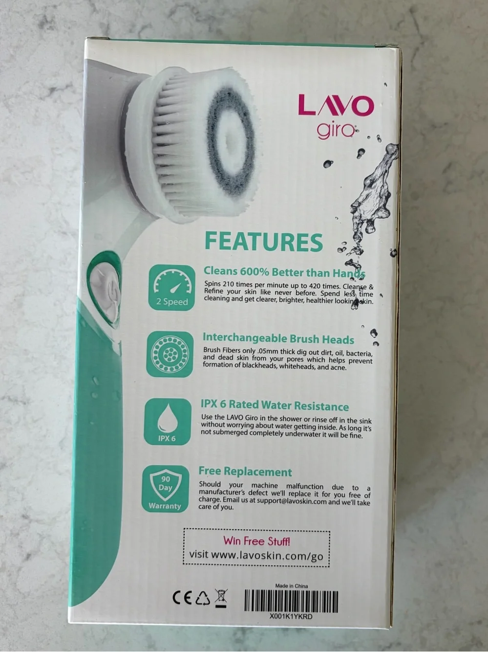 Facial Cleansing Brush - Green